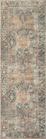 Loloi Margot Mat-02 Terracotta/Lagoon Rugs.