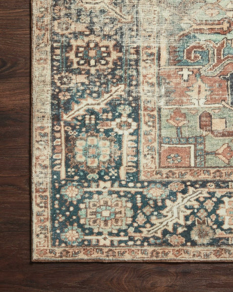 Loloi Margot Mat-02 Terracotta/Lagoon Rugs.