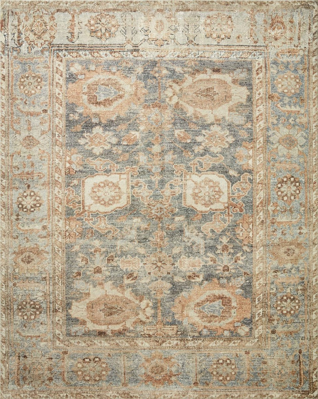 Loloi Margot Mat - 03 Ocean/Spice Rugs - Loloi - margmat - 03ocsq2339