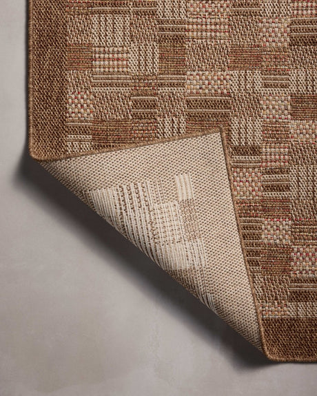 Loloi Merrick Mer-04 Chestnut/Fiesta Rug.