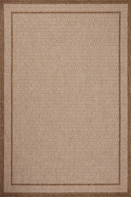 Loloi Merrick Mer-05 Chestnut/Oatmeal Rug.