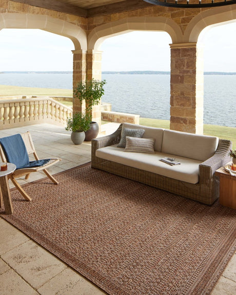 Loloi Merrick Mer-08 Natural/Fiesta Rug.