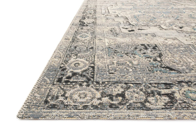 Loloi Mika Mik-01 Grey / Blue Rugs.