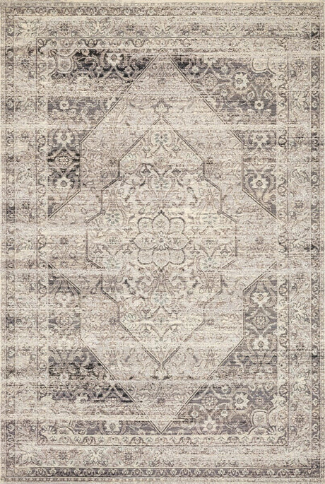 Loloi Mika Mik-12 Stone / Ivory Rugs.