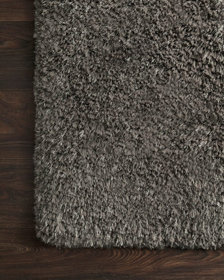 Loloi Mila Shag Mil-01 Charcoal Rugs.