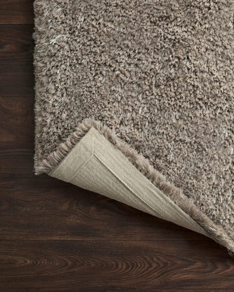 Loloi Mila Shag Mil-01 Taupe Rugs.