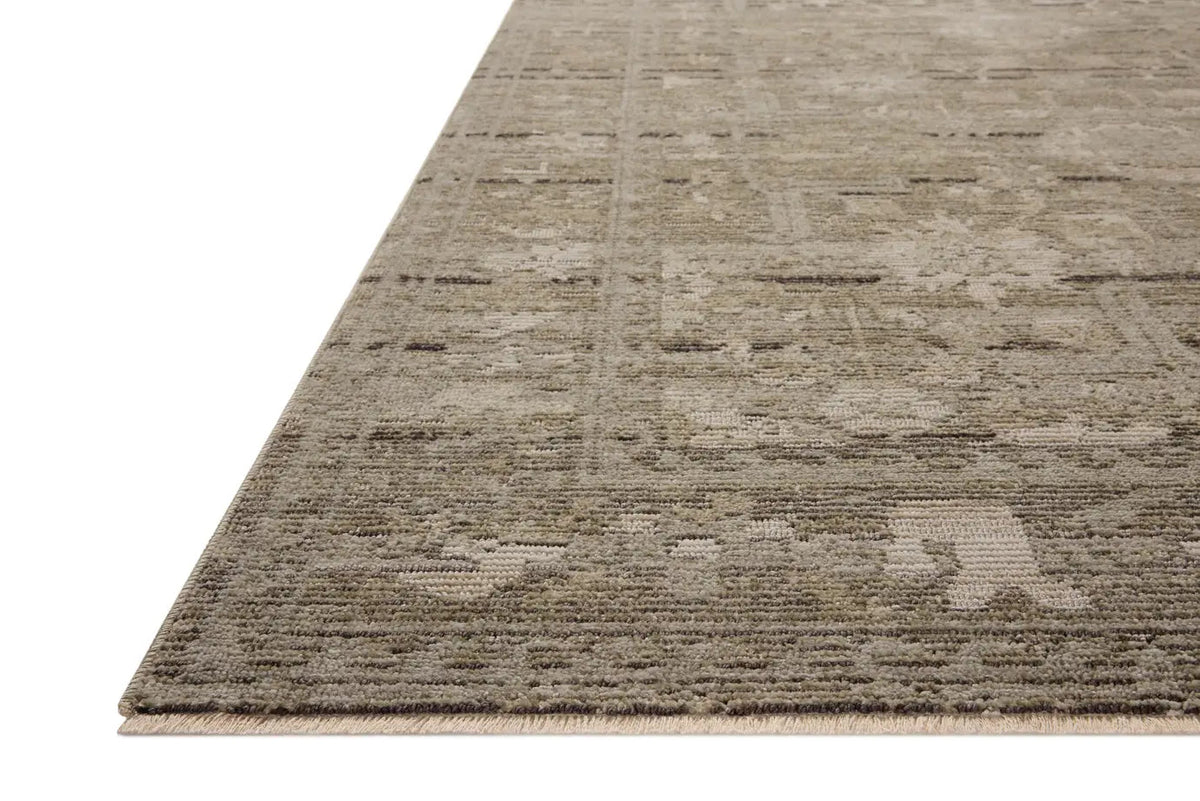 Loloi Milena MLE-01 Sage / Ivory Rug - rug corner