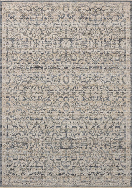 Loloi Milena MLE-02 Denim / Natural Rug - main flat