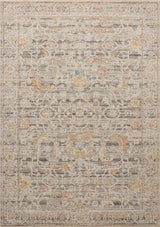 Loloi Milena MLE-05 Charcoal / Apricot Rug - main flat