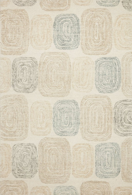 Loloi Milo Mlo-01 Teal/Neutral Rugs.