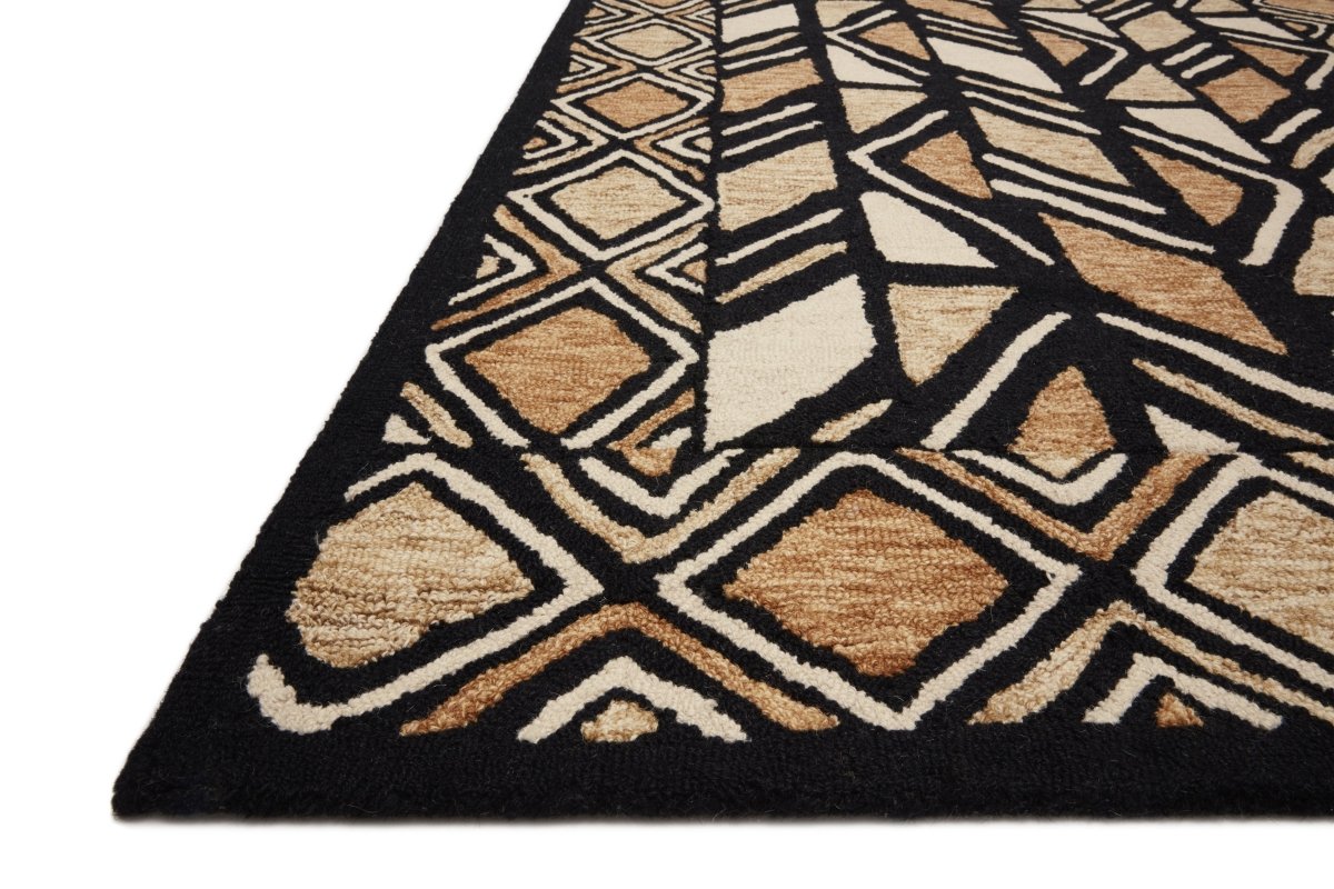 Loloi Nala Nal-01 Black/Beige Rugs.
