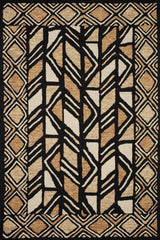 Loloi Nala Nal-01 Black/Beige Rugs.