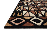 Loloi Nala Nal - 05 Spice/Black Rugs - Loloi - nalanal - 05sqbl2339