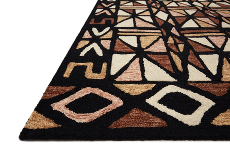 Loloi Nala Nal - 05 Spice/Black Rugs - Loloi - nalanal - 05sqbl2339