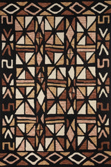 Loloi Nala Nal - 05 Spice/Black Rugs - Loloi - nalanal - 05sqbl2339