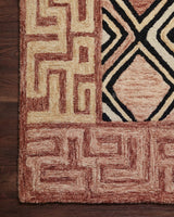 Loloi Nala Nal-06 Rose/Black Rugs.