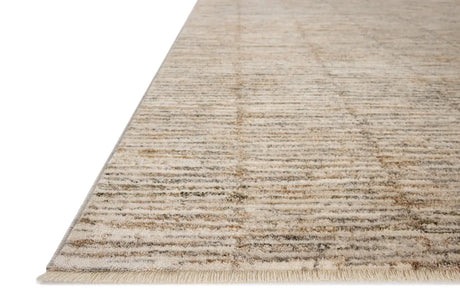 Loloi Nellie NEL-01 Beige / Fog Rug - rug corner