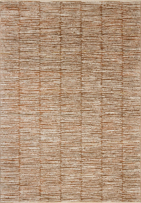 Loloi Nellie NEL-01 Terracotta / Ivory Rug - main flat