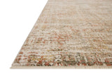 Loloi Nellie NEL-02 Natural / Sunset Rug - rug corner