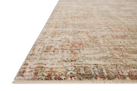 Loloi Nellie NEL-02 Natural / Sunset Rug - rug corner