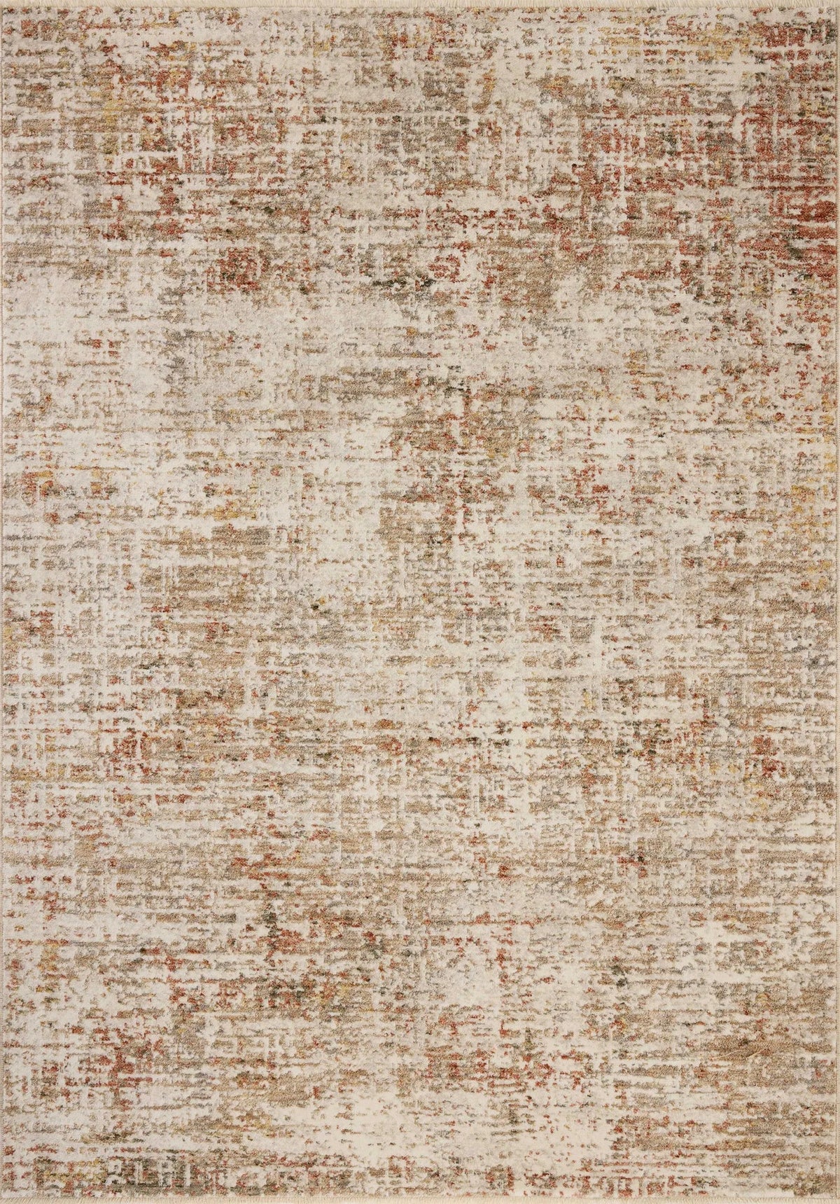 Loloi Nellie NEL-02 Natural / Sunset Rug - main flat