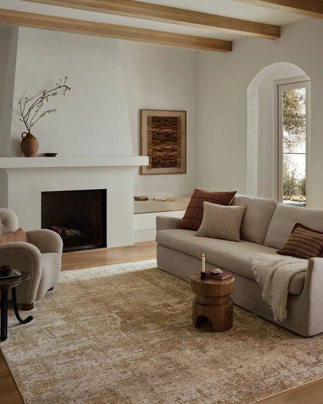 Loloi Nellie NEL-03 Stone / Taupe Rug - room scene 3
