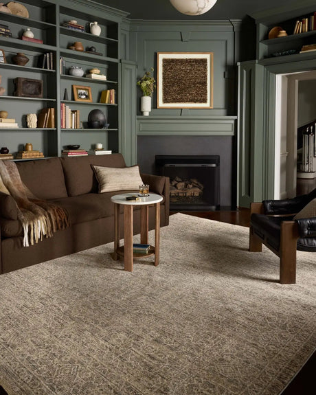 Loloi Newman NEW-01 Slate / Natural Rug - room scene 3