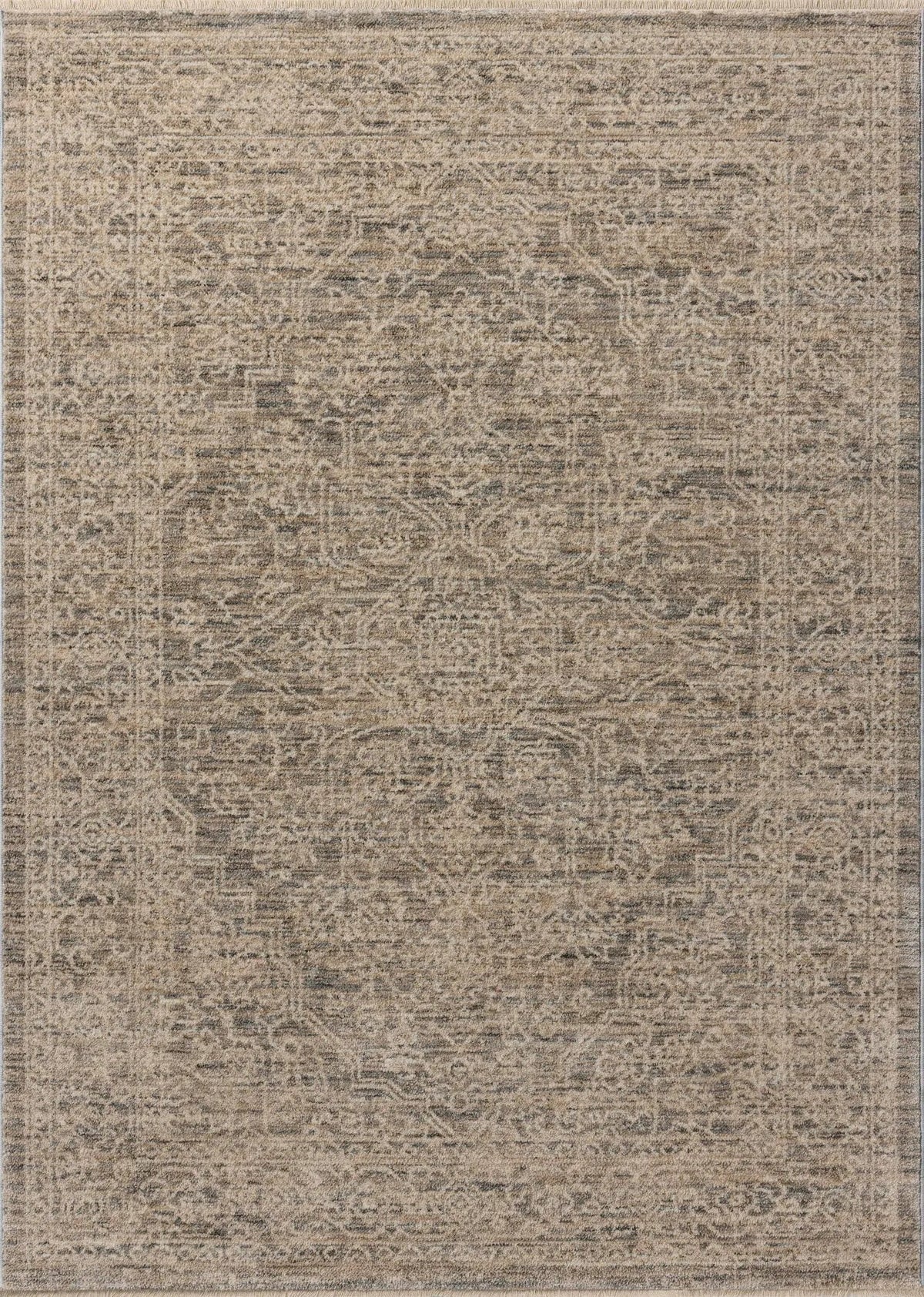 Loloi Newman NEW-01 Slate / Natural Rug - main flat