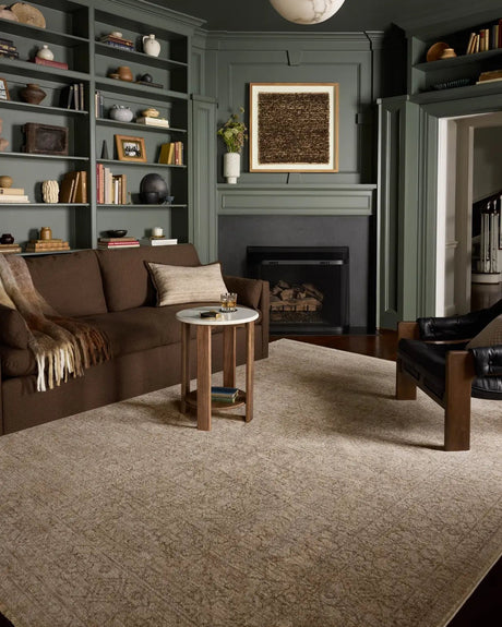 Loloi Newman NEW-01 Taupe / Bone Rug - room scene 3