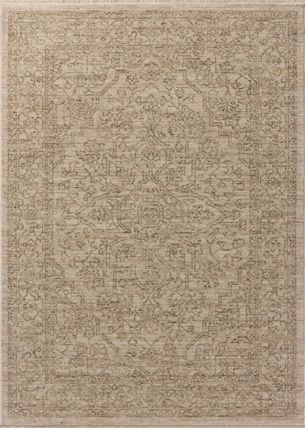 Loloi Newman NEW-01 Taupe / Bone Rug - main flat