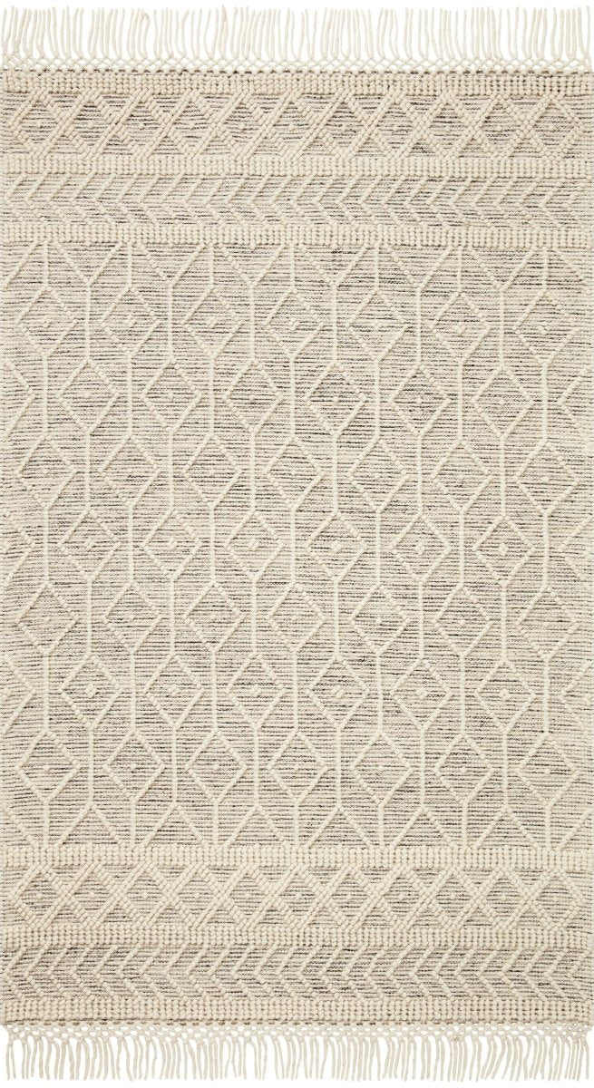 Loloi Noelle Noe-02 Ivory/Black Rugs.