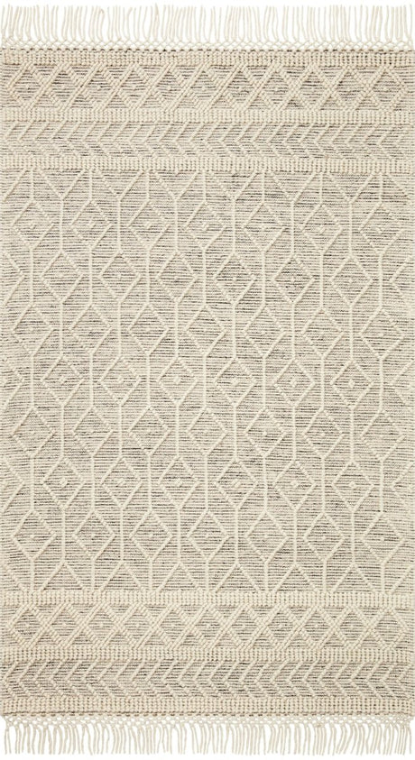 Loloi Noelle Noe-02 Ivory/Black Rugs.