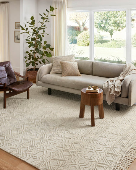 Loloi Noelle Noe-04 Ivory/Ivory Rugs.