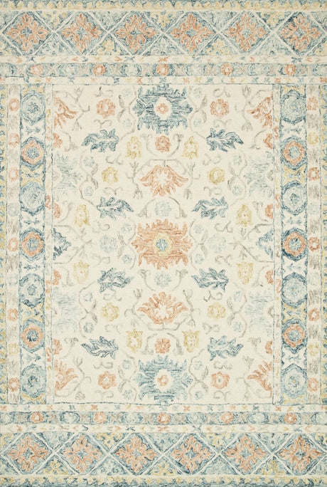 Loloi Norabel Nor-01 Ivory/Multi Rugs.