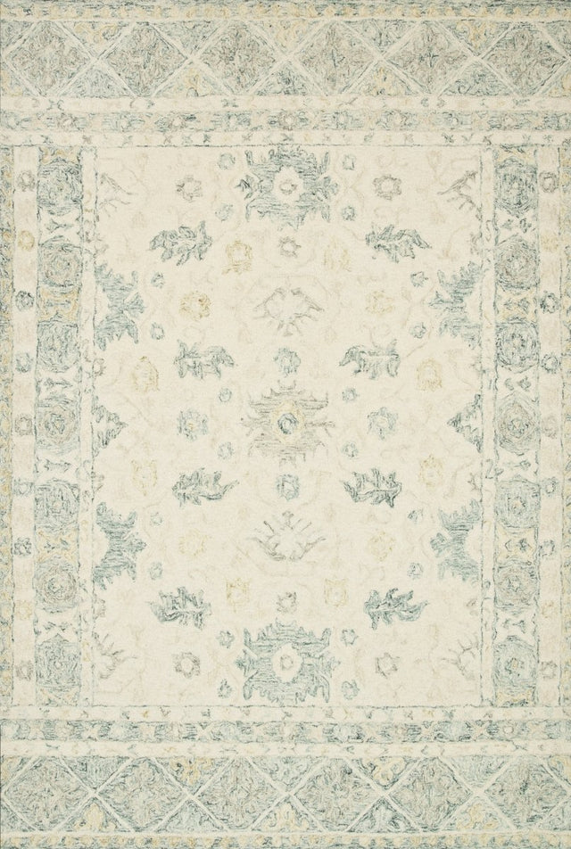 Loloi Norabel Nor - 01 Ivory/Slate Rugs - Loloi - norbnor - 01ivsl2339