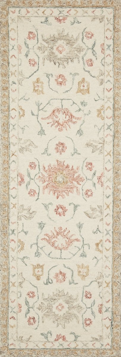 Loloi Norabel Nor - 03 Ivory/Rust Rugs - Loloi - norbnor - 03ivru2676