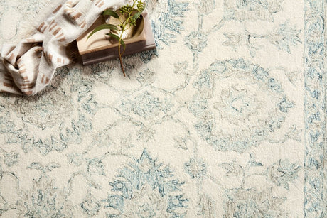 Loloi Norabel Nor-04 Ivory/Blue Rugs.