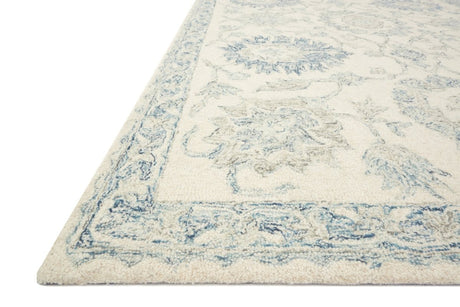 Loloi Norabel Nor-04 Ivory/Blue Rugs.