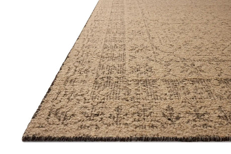 Loloi Novi NVI-01 Tan / Onyx Rug - rug corner