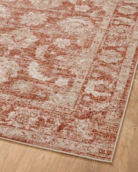 Loloi Odette Odt-03 Rust/Ivory Rug.