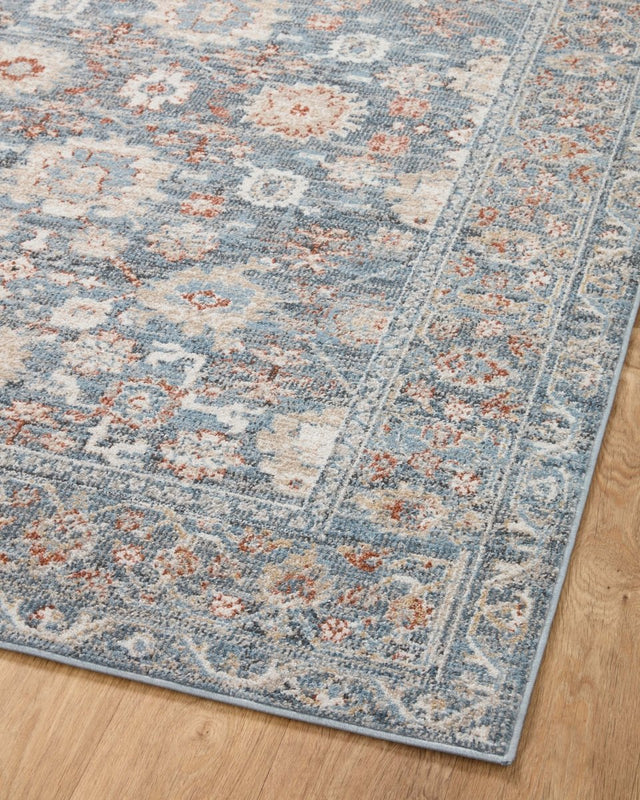 Loloi Odette Odt-07 Sky/Rust Rug.