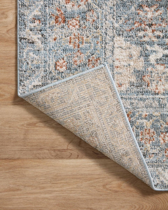 Loloi Odette Odt-07 Sky/Rust Rug.