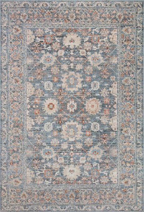 Loloi Odette Odt-07 Sky/Rust Rug.