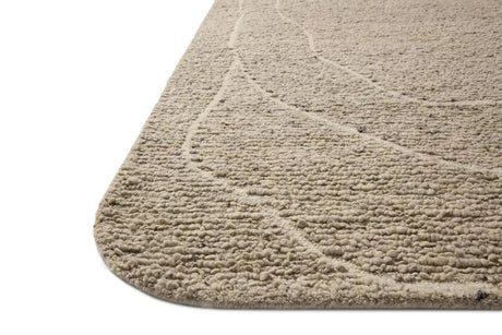 Loloi Otis OTT-01 Oatmeal / Ivory Rug - rug corner