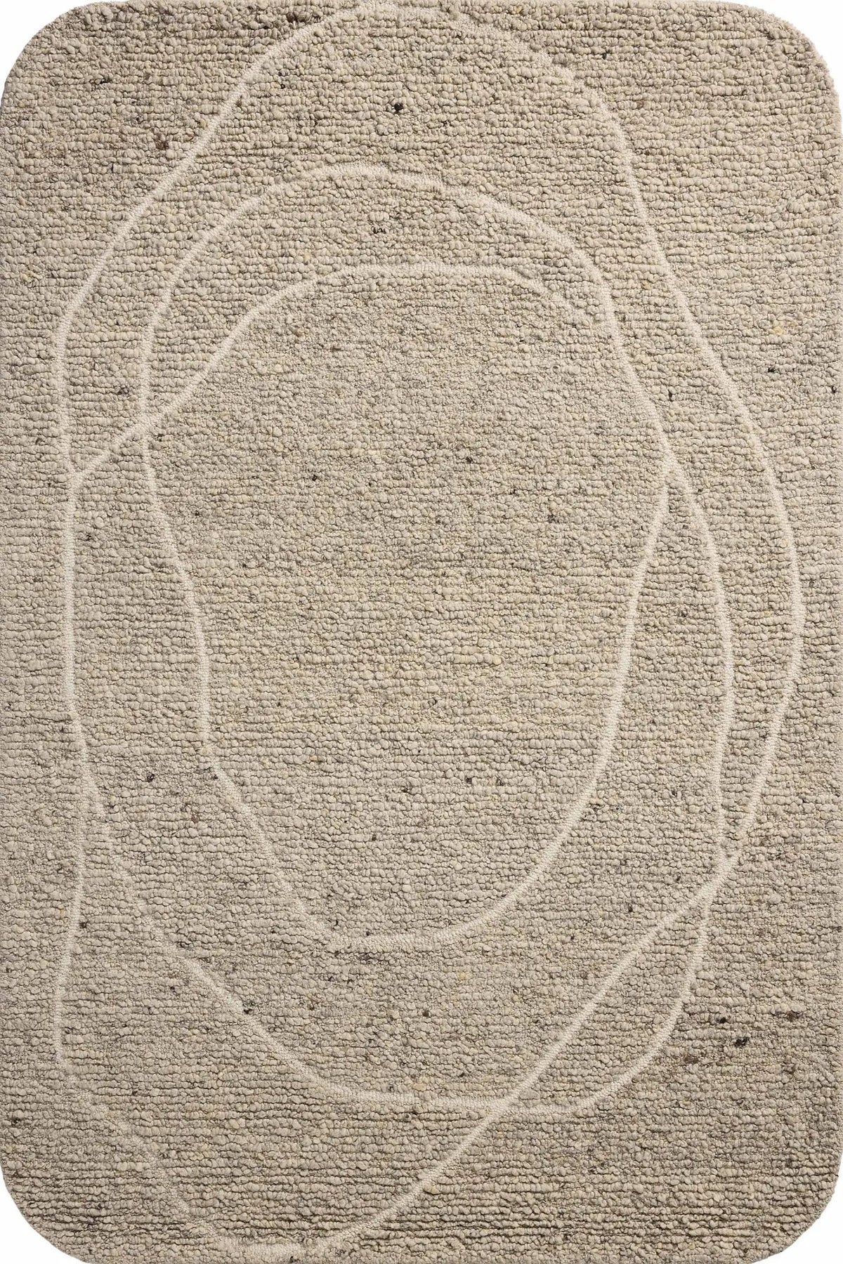 Loloi Otis OTT-01 Oatmeal / Ivory Rug - main flat