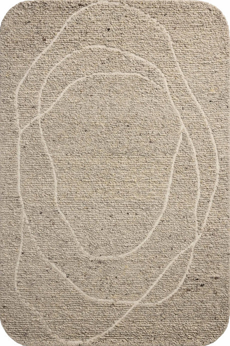 Loloi Otis OTT-01 Oatmeal / Ivory Rug - main flat