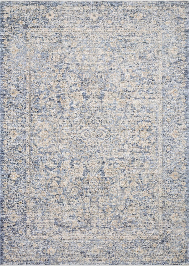 Loloi Pandora Pan-01 Blue / Gold Rugs.