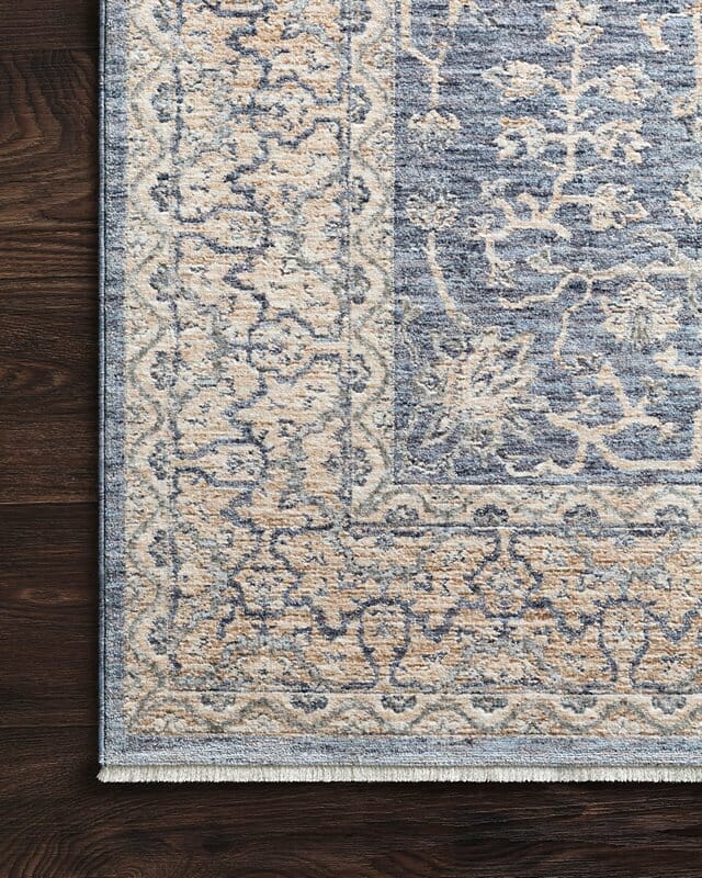 Loloi Pandora Pan-04 Dark Blue / Ivory Rugs.