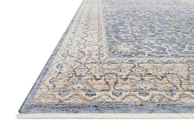 Loloi Pandora Pan-04 Dark Blue / Ivory Rugs.