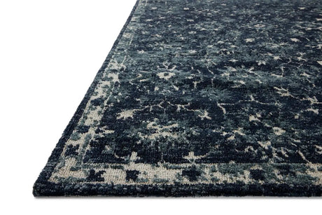 Loloi Percival PCV-02 Navy / Ivory Rug - rug corner